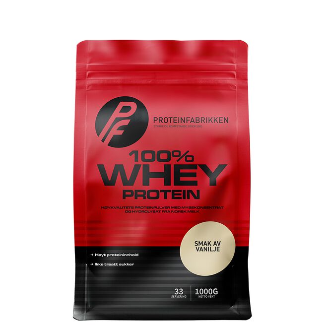 Proteinfabrikken Whey 100%, 1 kg