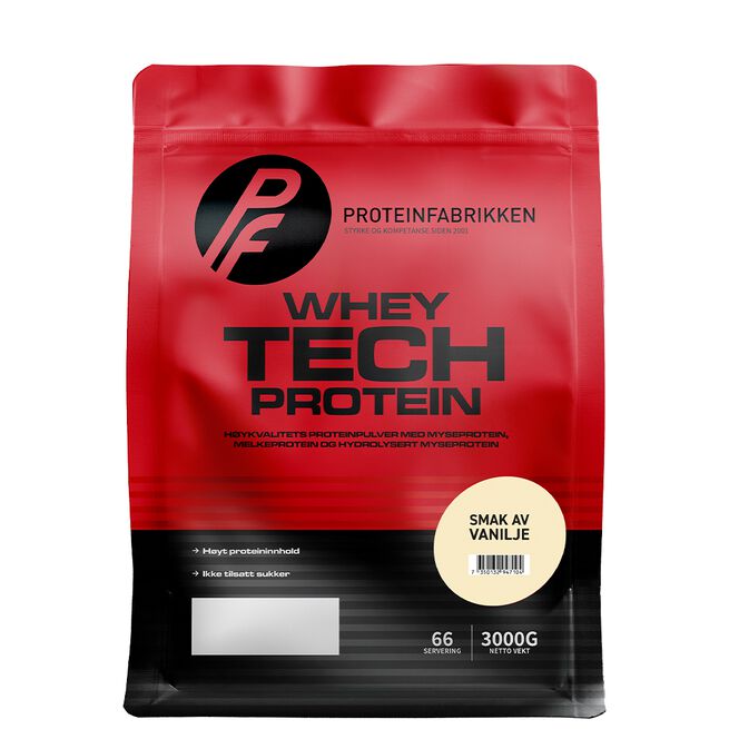 Proteinfabrikken Whey Tech Protein, 3000 g