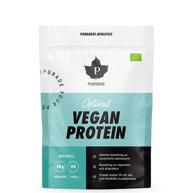 Pureness Athletics Optimal Eko Veganskt Protein Naturell 600 g