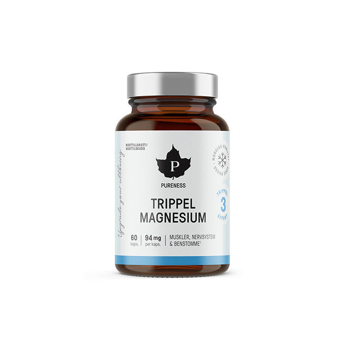 Pureness Trippel Magnesium 60 kapslar