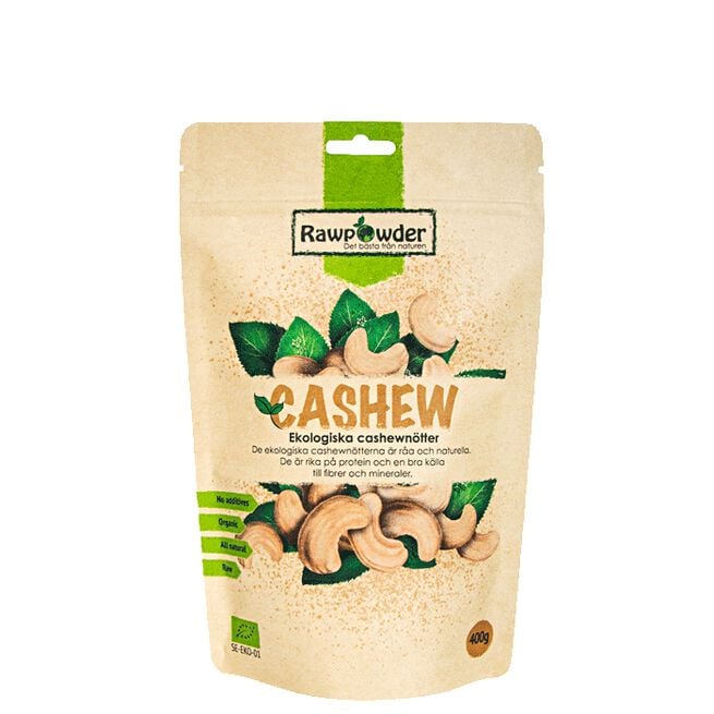 Rawpowder Ekologiska Cashewnötter 400 g