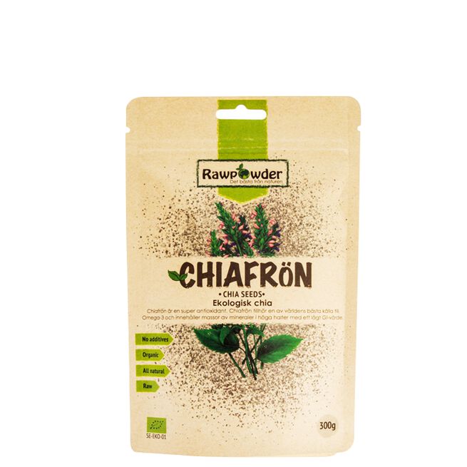 Rawpowder Ekologiska Chiafrön 300 g