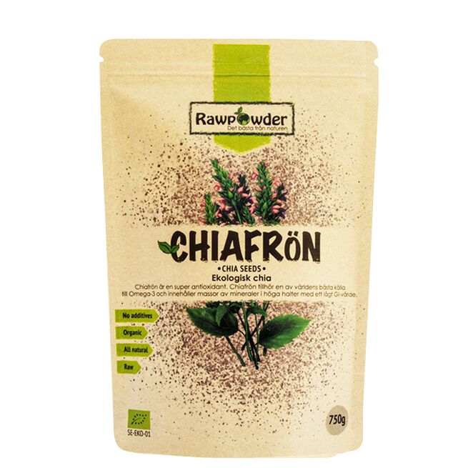 Rawpowder Ekologiska Chiafrön 750 g