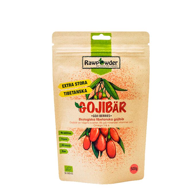 Rawpowder Ekologiska Tibetanska Gojibär 500 g