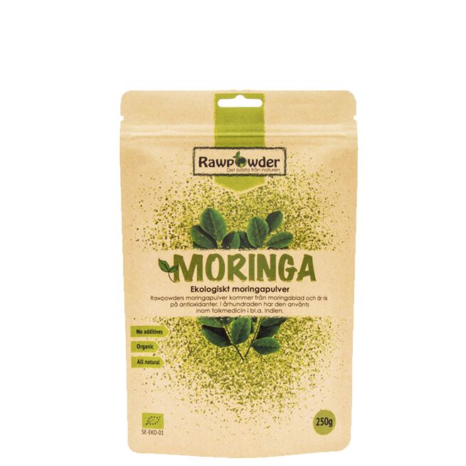 Rawpowder Ekologiskt Moringapulver 250 g