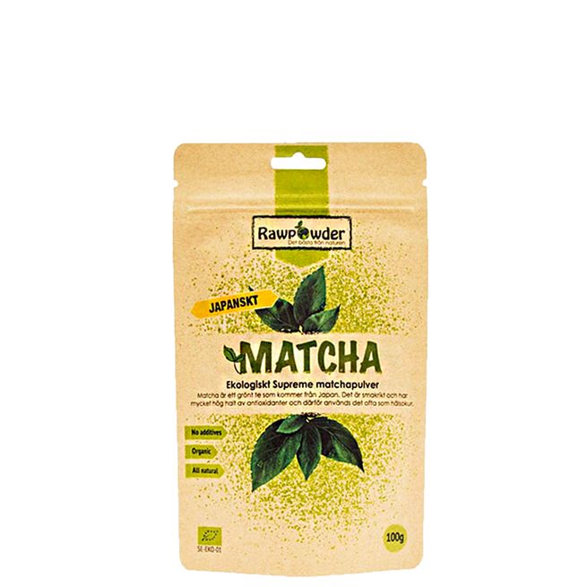 Rawpowder Ekologiskt Supreme Matchapulver 100 g