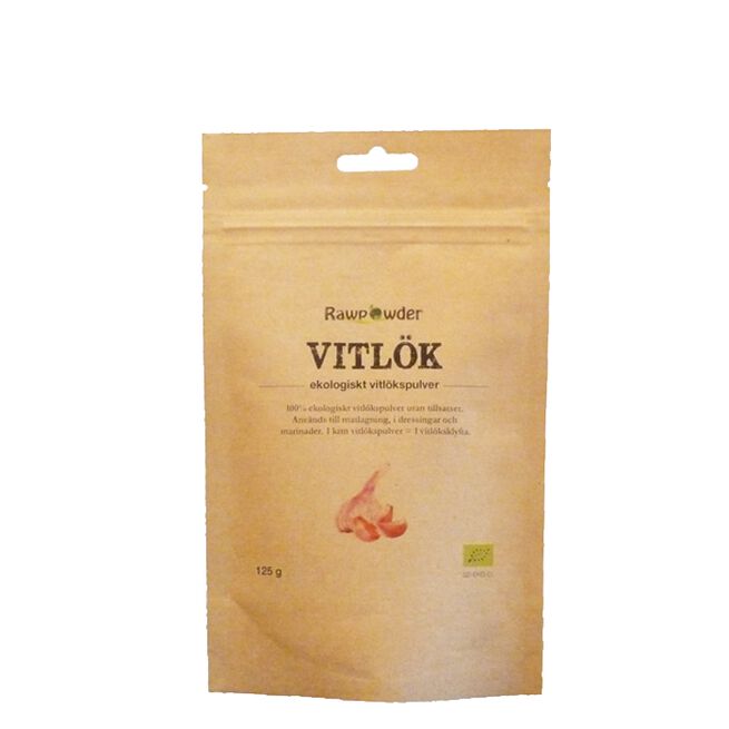 Rawpowder Ekologiskt Vitlökspulver 125 g