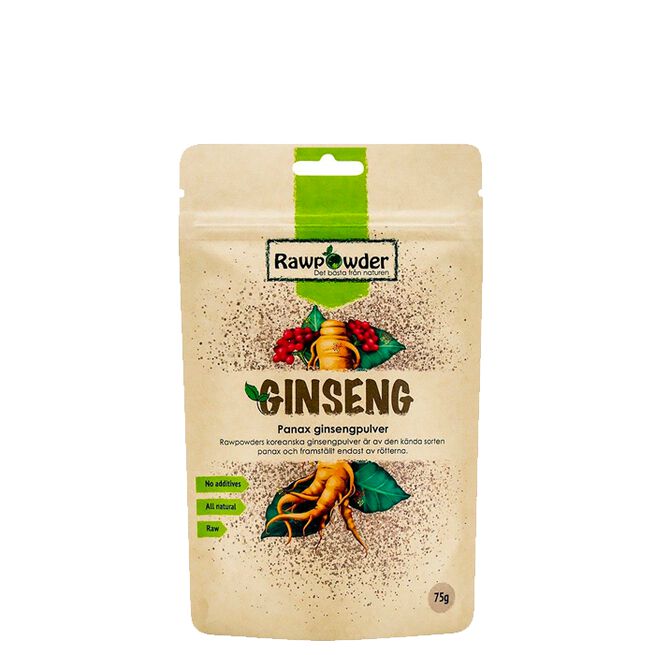 Rawpowder Ginseng Panax 75 g