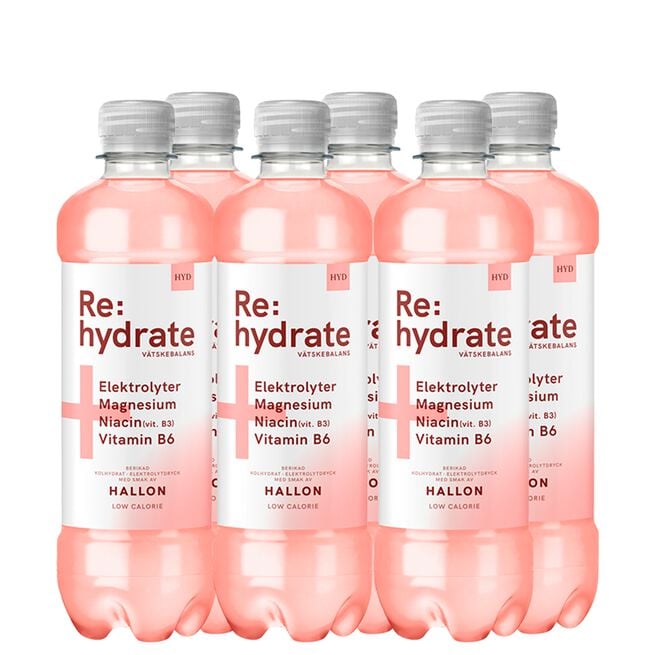 Re:hydrate 6 x Vätskeersättning 500 ml Hallon
