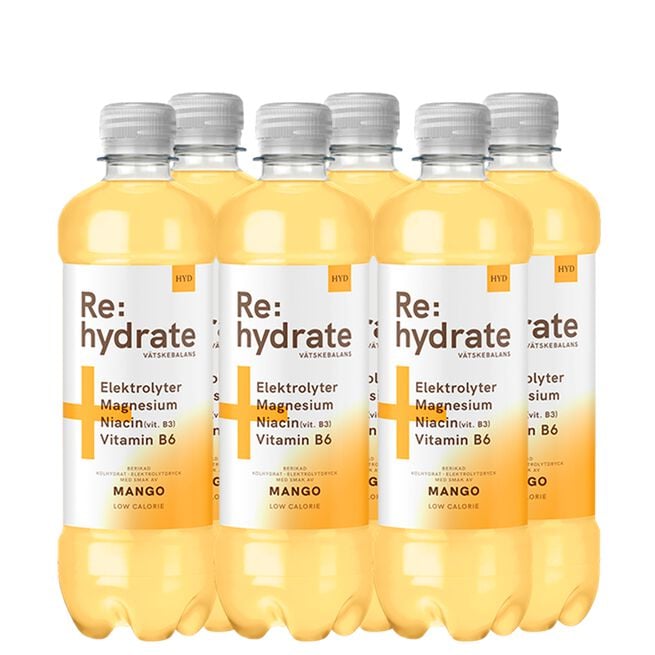 Re:hydrate 6 x Vätskeersättning 500 ml Mango