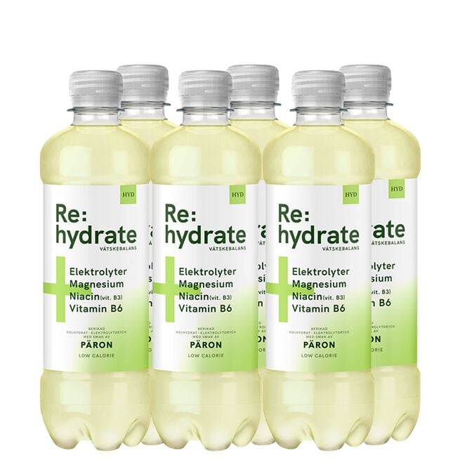 Re:hydrate 6 x Vätskeersättning 500 ml Päron