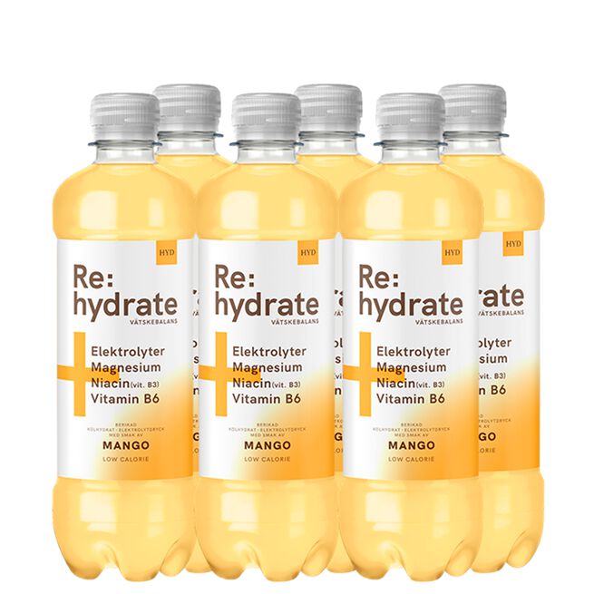Re:hydrate 6 x Vätskeersättning 500 ml Mango