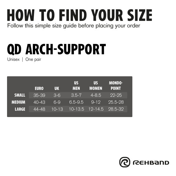 Rehband QD Arch support