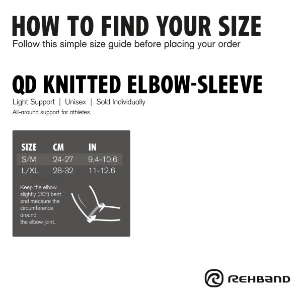 Rehband QD Knitted Elbow Sleeve