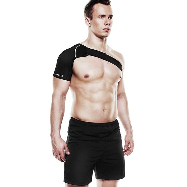Rehband QD Shoulder Support, Left, 3mm, Black