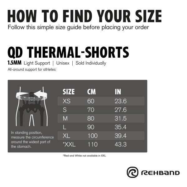Rehband QD Thermal Shorts 1.5mm