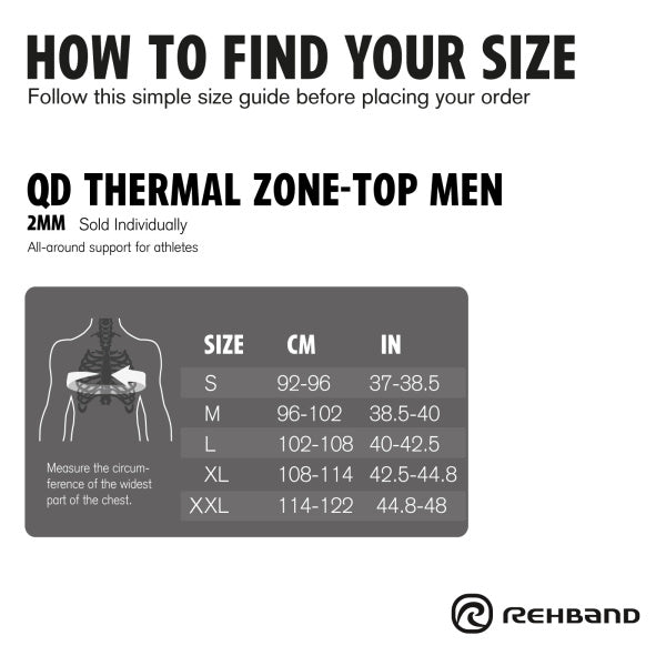 Rehband QD Thermal Zone Top Men