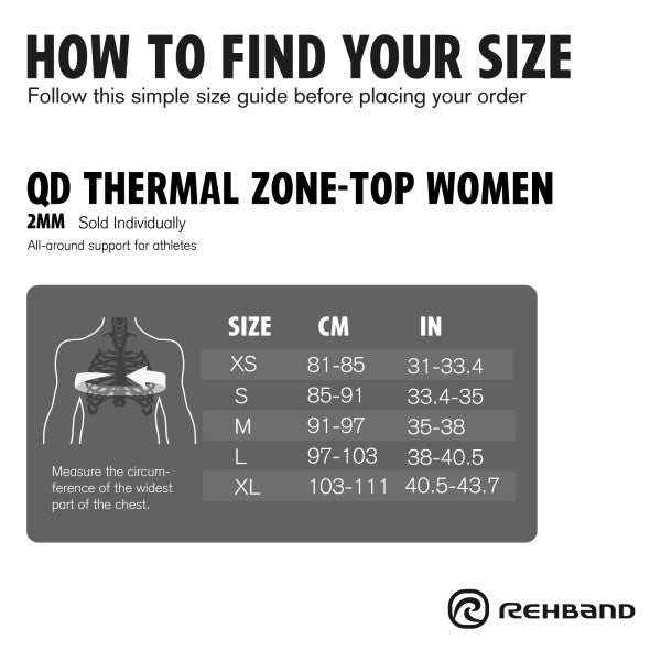 Rehband QD Thermal Zone Top Women