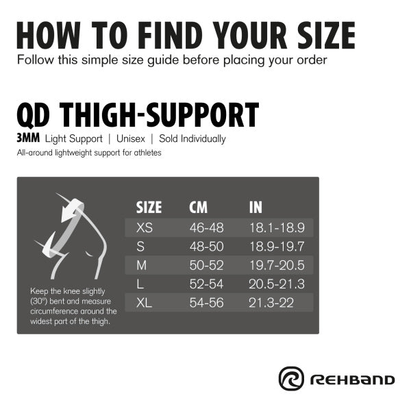 Rehband QD Thigh Support 3mm