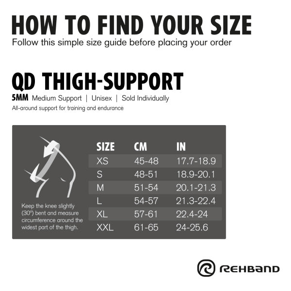 Rehband QD Thigh Support 5mm