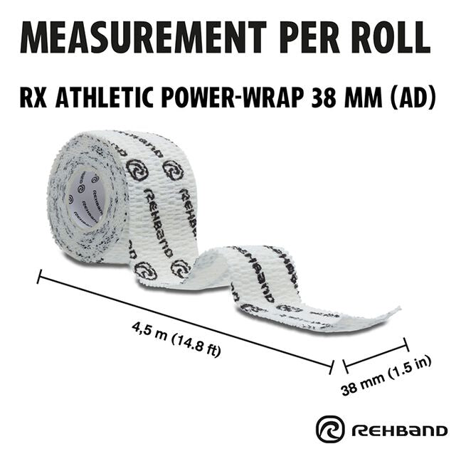 Rehband RX Athletic Power Wrap Sporttejp 38mm x 4,5m
