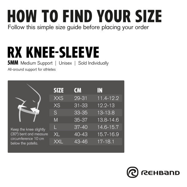 Rehband RX Knee Sleeve 5mm