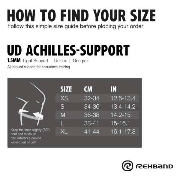Rehband UD Achilles Support 1.5mm Pair