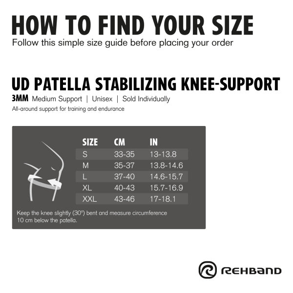 Rehband UD Patella Stab Knee Brace 3mm
