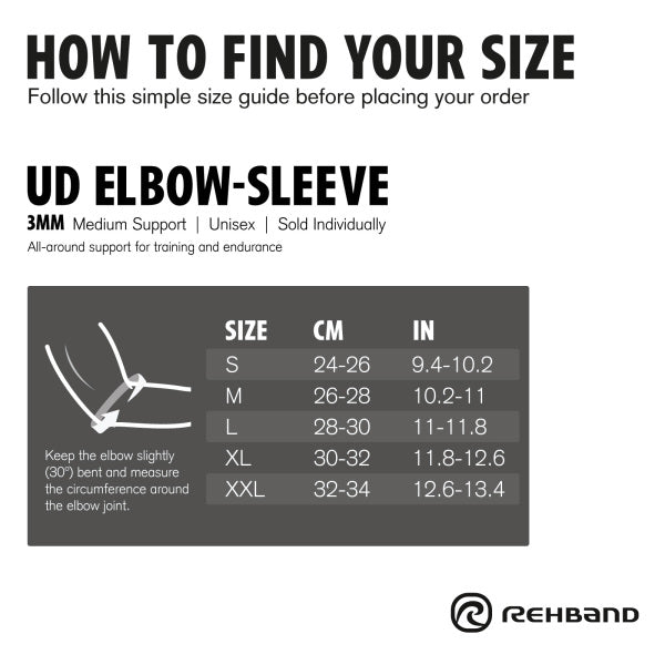 Rehband UD Tennis Elbow Sleeve 3mm