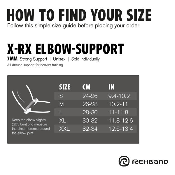 Rehband X RX Elbow Support 7mm