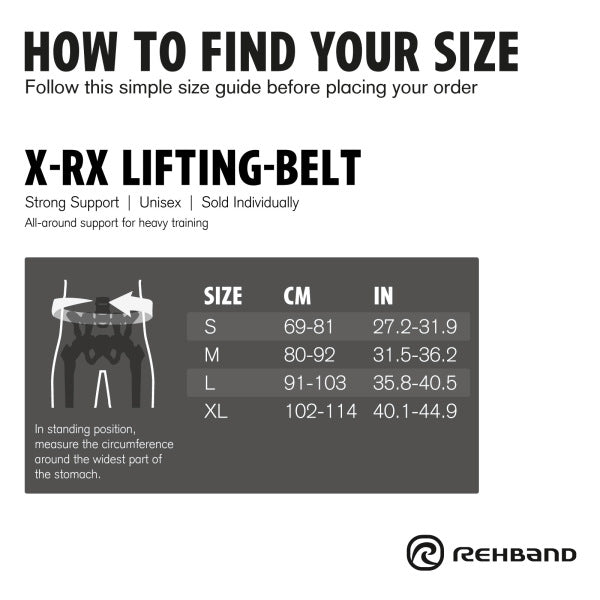 Rehband X RX Lifting Belt