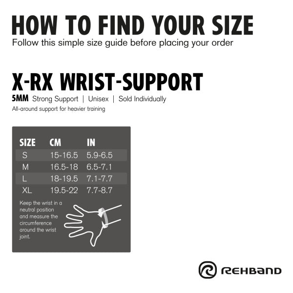 Rehband X RX Wrist Support 5mm