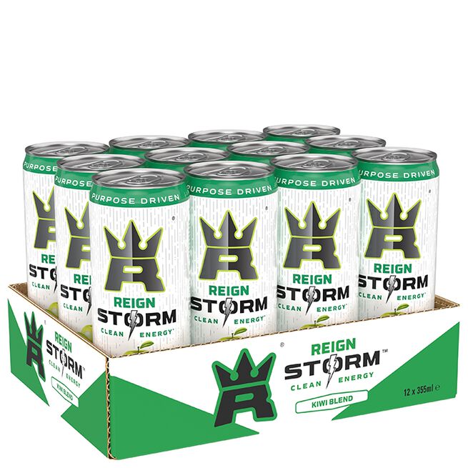 REIGN 12 x Reign Storm Energidryck 335 ml Kiwi Blend