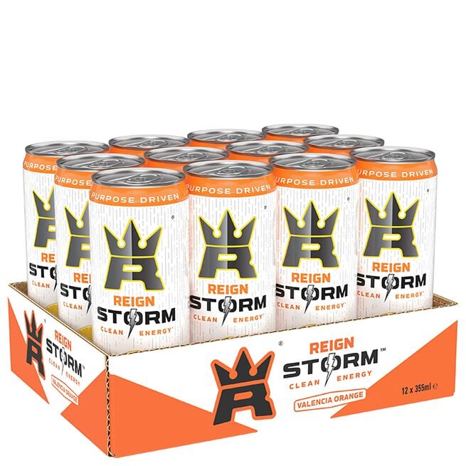 REIGN 12 x Reign Storm Energidryck 335 ml Valencia Orange