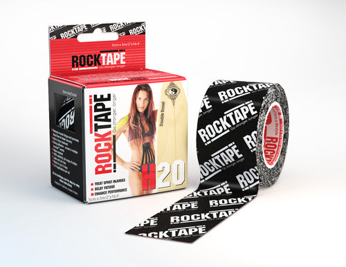 Rock Tape Rocktape H20 Svart Logo 5cm x 5m