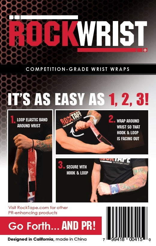 Rock Tape RockWrist - Wrist Wraps Black