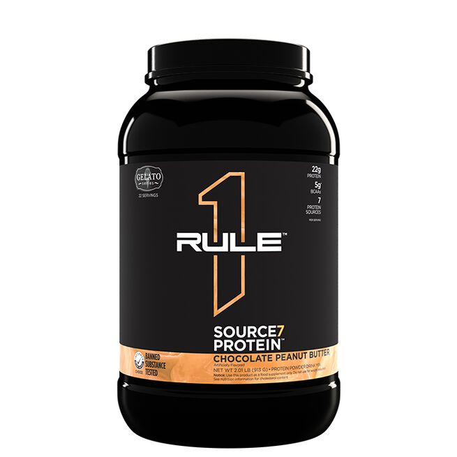Rule One Proteins R1 Source 7 Whey Protein Blend Chocolate Peanut Butter
