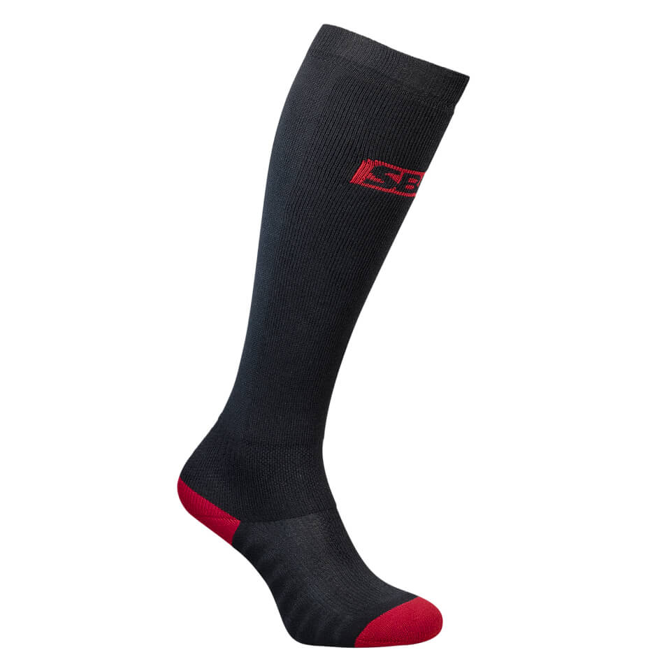 SBD Deadlift Socks - Black Red Small