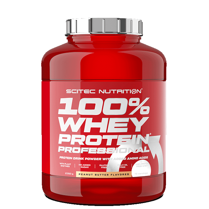 Scitec Nutrition 100% Vassleprotein Professional 2350 g Peanut Butter