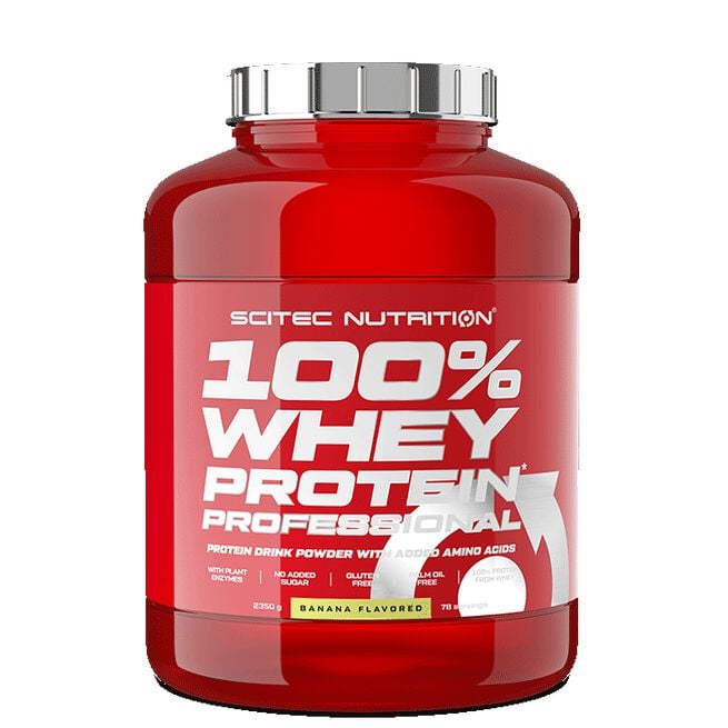 Scitec Nutrition 100% Vassleprotein Professional 2350 g Banana