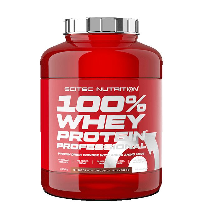 Scitec Nutrition 100% Vassleprotein Professional 2350 g Chocolate Coconut