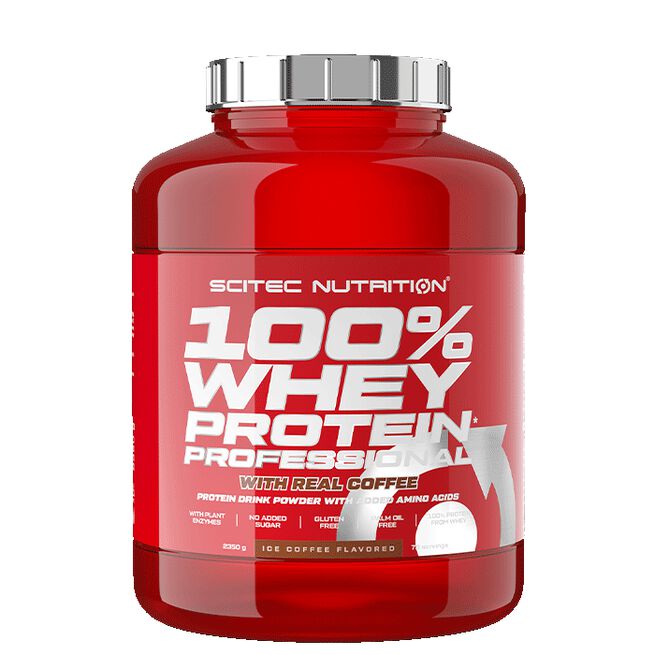 Scitec Nutrition 100% Vassleprotein Professional 2350 g Ice Coffee