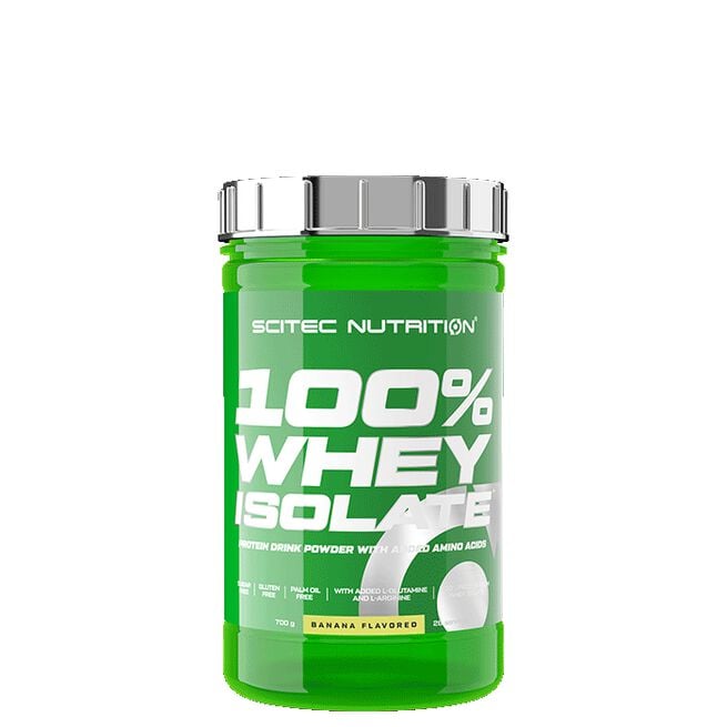 Scitec Nutrition 100 % Whey Isolate Vassleprotein 700 g Banana