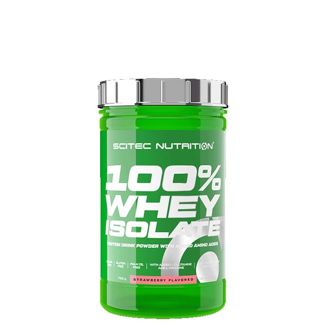 Scitec Nutrition 100 % Whey Isolate Vassleprotein 700 g Strawberry