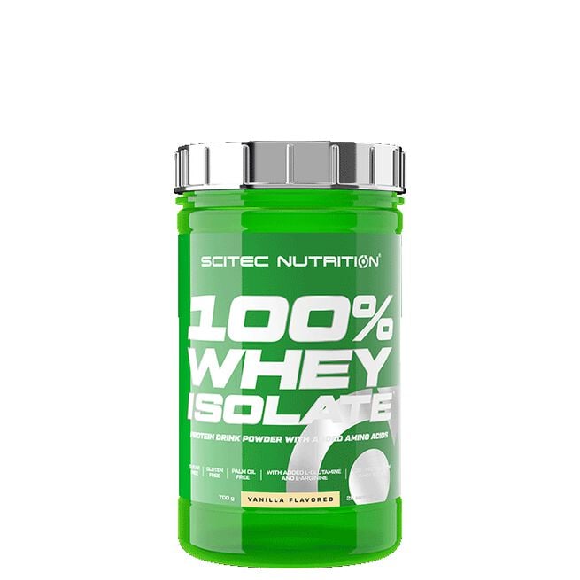 Scitec Nutrition 100 % Whey Isolate Vassleprotein 700 g Vanilla