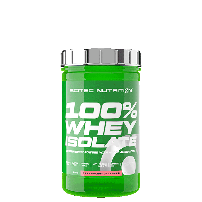 Scitec Nutrition 100 % Whey Isolate Vassleprotein 700 g Strawberry