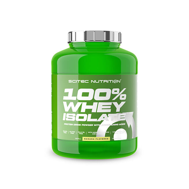 Scitec Nutrition 100 % Whey Isolate Vassleproteinisolat 1816 g Banana