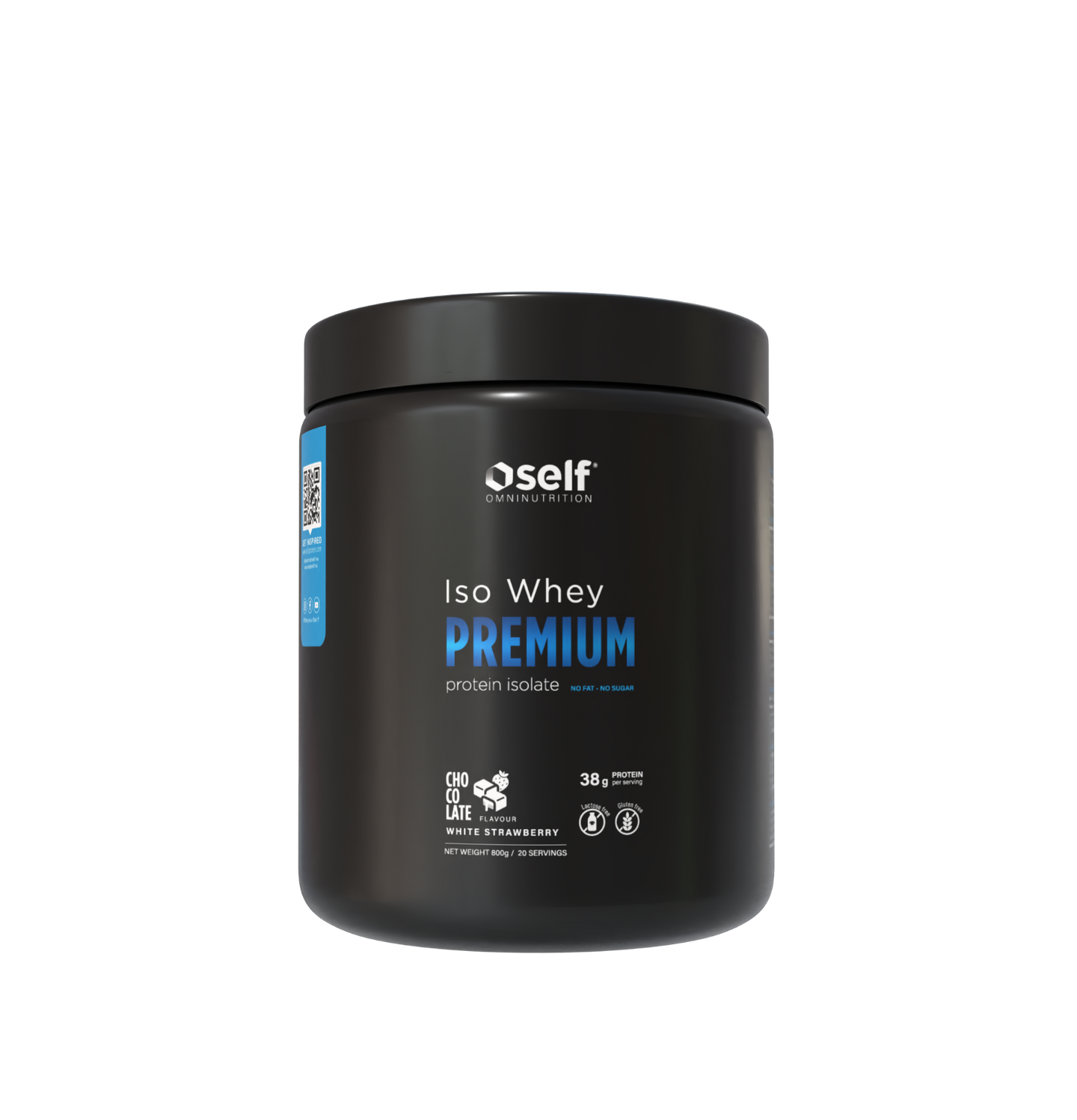 SELF Iso Whey Premium - 800g White chocolate Strawberry