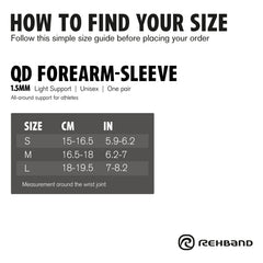 QD Forearm Sleeve 1.5mm Pair