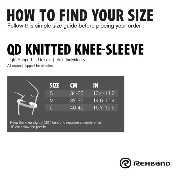 Rehband QD Knitted Knee Sleeve